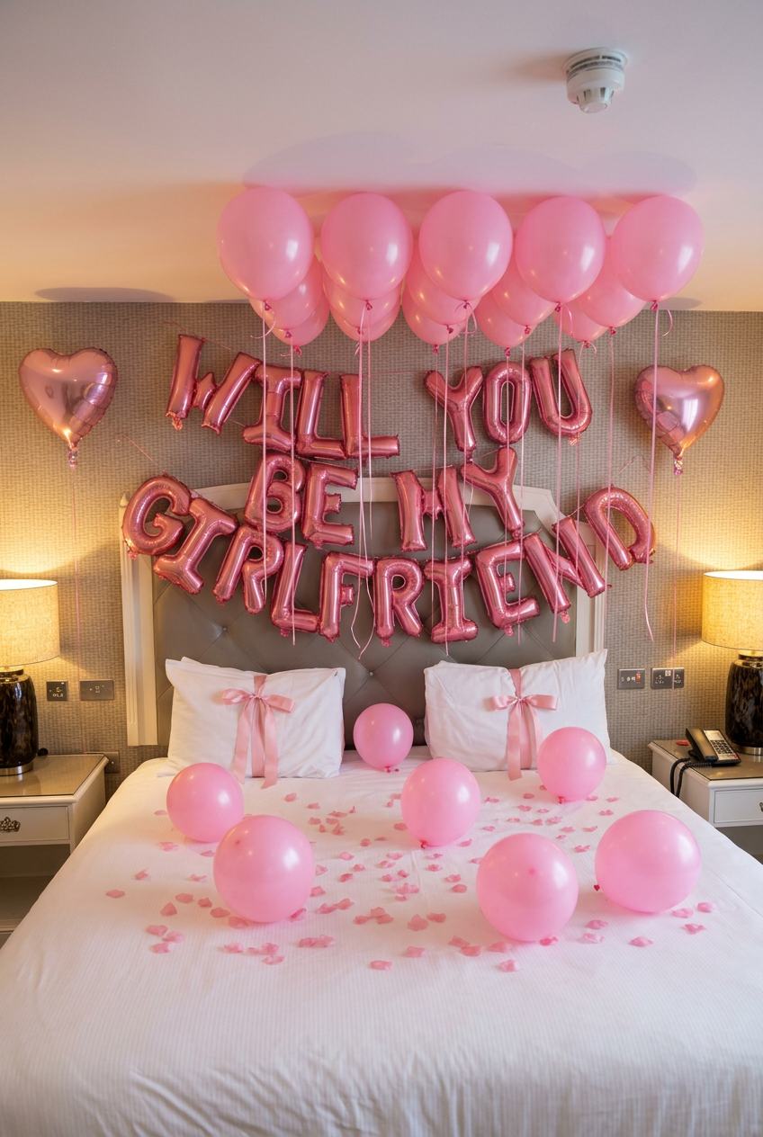 Will You Be My Girlfriend | DIY Proposal Decoration Kit